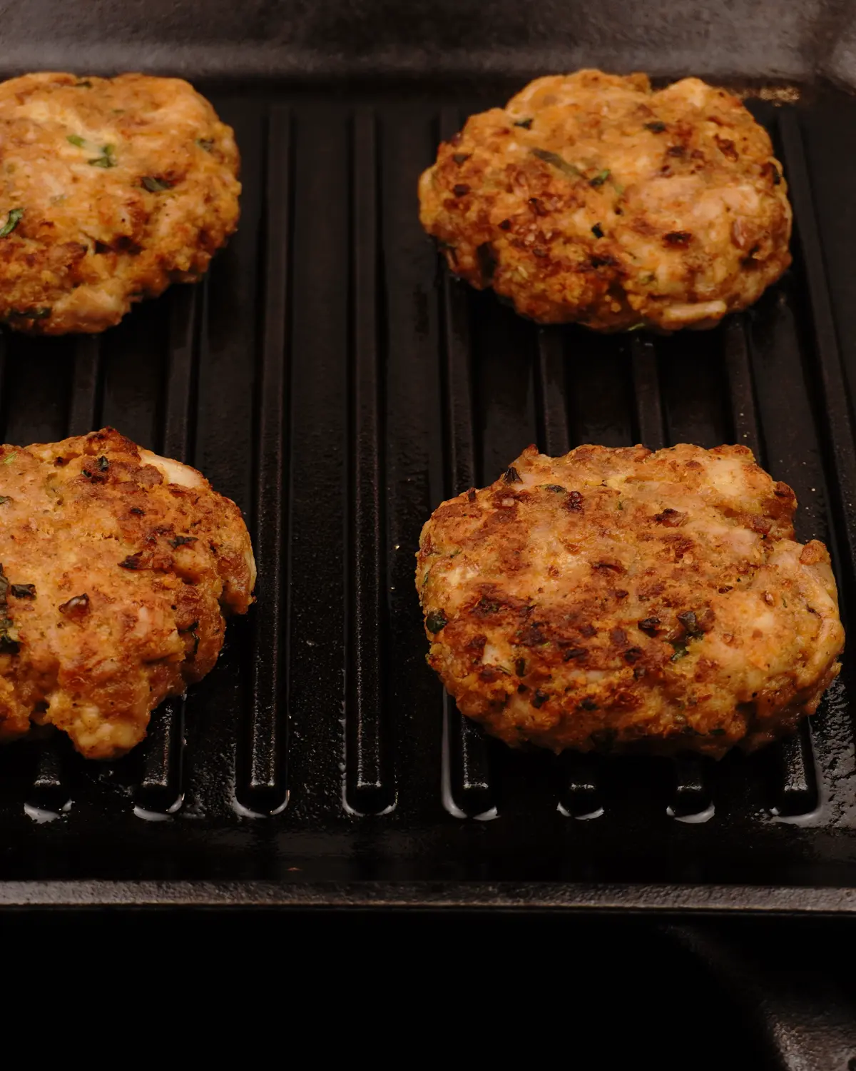 broiled chicken patty kebab - Indian recipe showing finished dish ready to serve