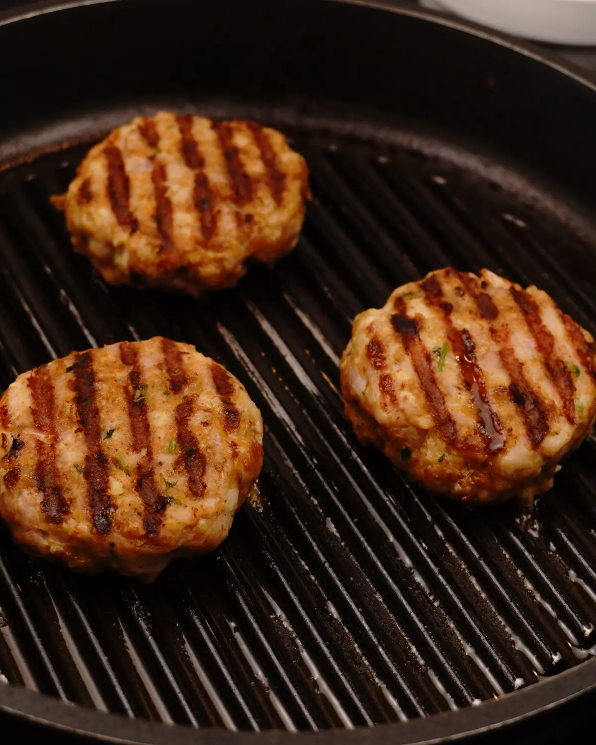 Less Prep Time -15 Mins Pan Grilled Chicken Patty Kebab                - Indian recipe showing finished dish ready to serve