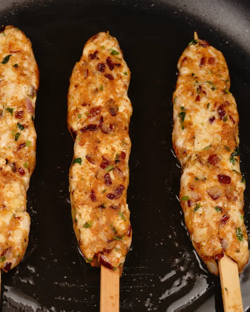Low Calorie Chicken Seekh Kebab