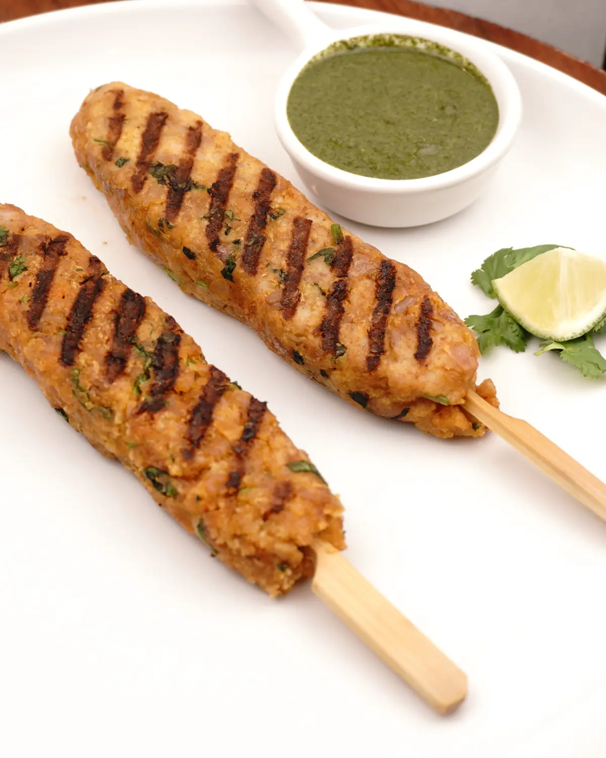 Perfect Pan-Grilled Chicken Seekh Kebab – Restaurant Style at Home - Indian recipe showing finished dish ready to serve