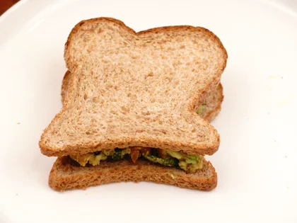 Avocado Chicken Tikka Sandwich - Stuffing the Bread