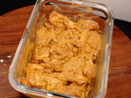 Avocado Chicken Tikka Sandwich - Prepare and apply the second marinade