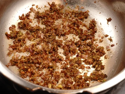 Baby Goat Mutton Shorba (Soup) - Sauté Aromatics
