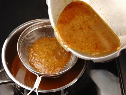 Baby Goat Mutton Shorba (Soup) - Strain and Press