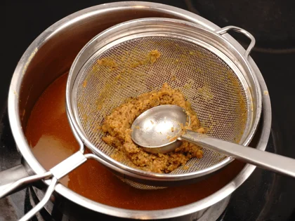 Baby Goat Mutton Shorba (Soup) - Strain and Press