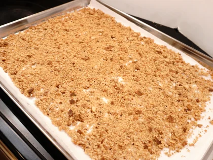 Bread Crumbs - Again, continue to bake for another 4 to 5 minutes, remove