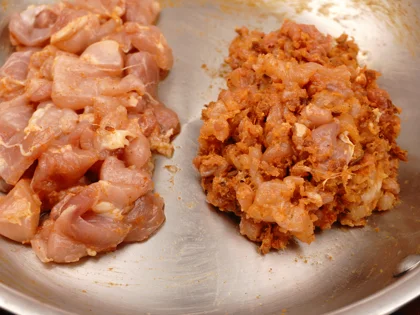 Restaurant Style Chicken Patty Kebab - Combine