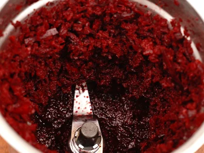 Coconut Milk Beetroot Smoothie - Coarse Grind the beetroots