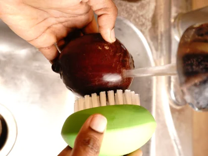 Coconut Milk Beetroot Smoothie - Choose good quality beetroot then clean them