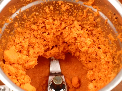 Coconut Milk Carrot Smoothie - Coarse Grind the Carrots