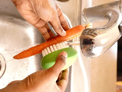 Coconut Milk Carrot Smoothie - Choose good quality carrots then clean them