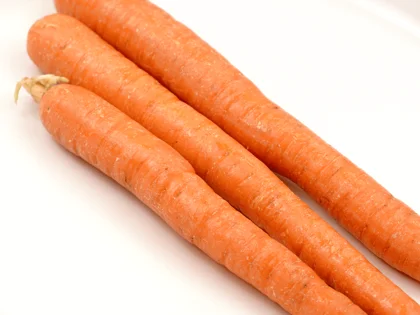 Coconut Milk Carrot Smoothie - Choose good quality carrots then clean them