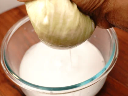  Coconut Milk  - Squeeze and extract
