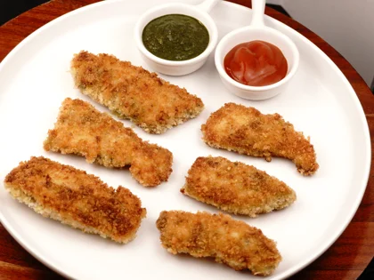 Crispy Pan Fried Panko Chicken - Ready to serve