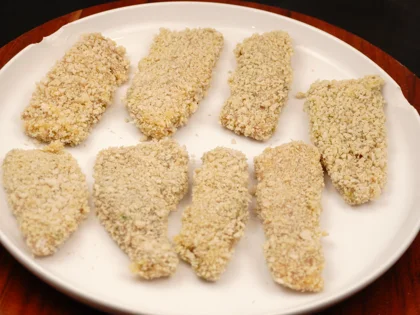 Crispy Pan Fried Panko Chicken - Rest