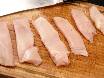 Crispy Pan Fried Panko Chicken - Transforming Cutlets into Strips