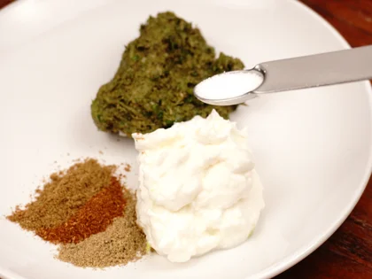 Hariyali Murgh Tikka - Mix the Marinade