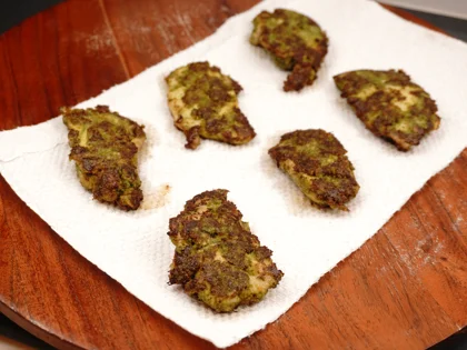 Hariyali Murgh Tikka - Post-Cooking Steps before serving