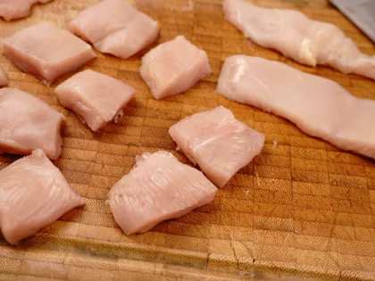 Less Oil Cashew Chicken Tikka (Afghani Murgh Tikka) - Cut into Cubes