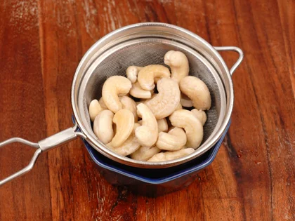 Less Oil Cashew Chicken Tikka (Afghani Murgh Tikka) - Soak the Cashews