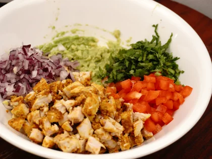 Avocado Chicken Open Sandwich - Prepare Stuffing