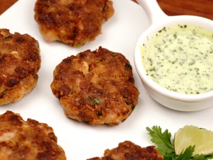 Less Prep Time -15 Mins Chicken Patty Kebab                - Serve and Enjoy!