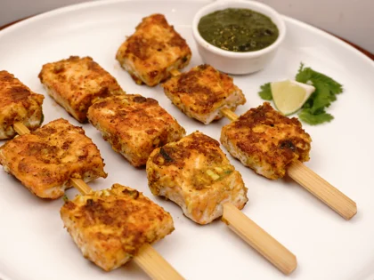 Low Carb, Less Oil Lasooni Fish Tikka - Ready to serve