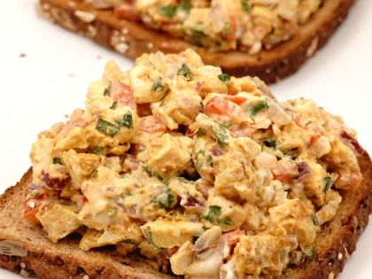 Mayo Chicken Open Sandwich - Ready to Eat Open Sandwich