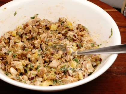 Mayo Chicken Tikka Sandwich - Prepare Stuffing