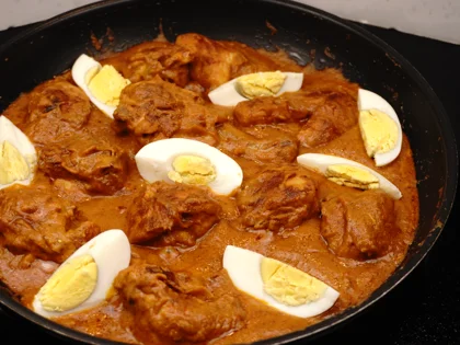 Mughlai Chicken Curry - The finishing touches