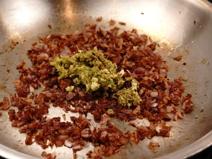 Mughlai Chicken Curry - Add ground spices