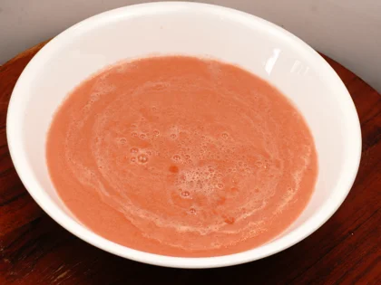 Low Calorie Raw Tomato Smoothie - Serve or Store Immediately