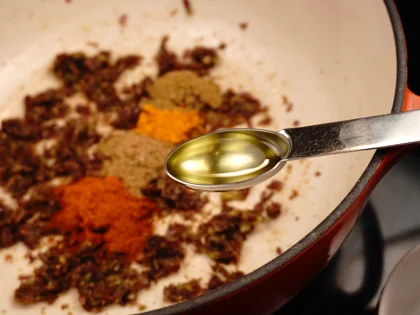 Pot-Cooked Mutton Curry (Baby Goat) — Restaurant Style - Add Spice Powders