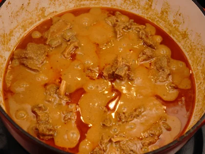 Pot-Cooked Mutton Curry (Baby Goat) — Restaurant Style - Cook on Low Heat