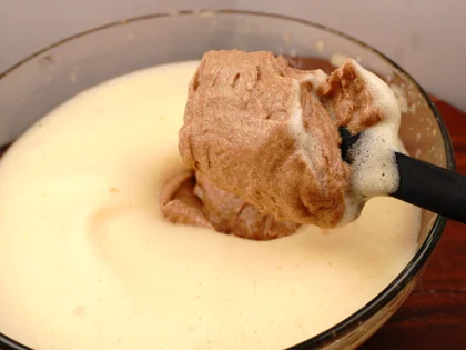 3 Ingredient Dates Cake - Incorporate Date Spread 
