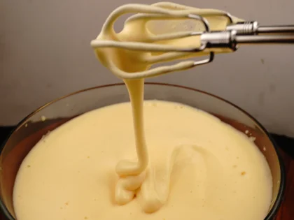 3 Ingredient Dates Cake - Achieve Ribbon Consistency 