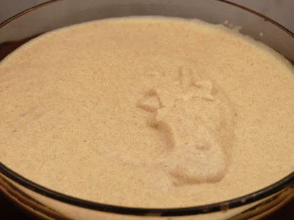 3 Ingredient Dates Cake - Incorporate Date Spread 