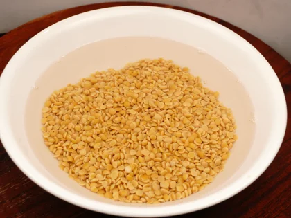Restaurant Style Vegetable Sambar - Rinse the dal